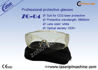 عینک ایمنی لیزری شفاف 10600 نانومتری CO2 Od 5+