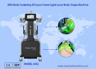 دستگاه لیزر درمانی سرد با لیزر 6 بعدی کاهش دهنده چربی 532 نانومتری سبز 635 نانومتری نور قرمز درمانی