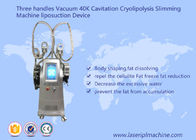 Vacuum 40k Cavitation Cryolipolysis دستگاه لاغری Liposuctio دستگاه سه دستگیره