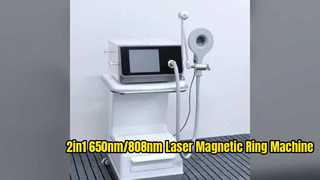 دستگاه حلقه مغناطیسی لیزر کم توان 650 نانومتری 808 نانومتری ترمیم استخوان دو حالته
