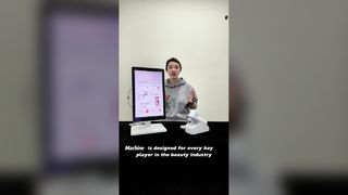 دستگاه آنالایزر پوست و پوست سر، تصویربرداری طیف 2 در 3 با 8 مگاپیکسل با بزرگنمایی 50 برابر دوربین هوش مصنوعی