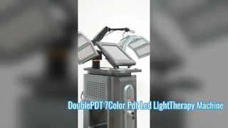 دستگاه درمان با نور دوگانه PDT 7 رنگ برای جوانسازی پوست سر مراقبت از پوست سر Pdt Led Light Therapy Machine