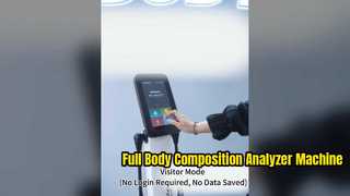 دستگاه آنالیزور ترکیب بدنی و اندازه‌گیری چربی با الکترود 8 نقطه‌ای