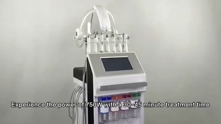 10in1 دستگاه اکسیژن هیدرو درمان سرد مراقبت از پوست Rf Ultrasonic تمیز کردن عمیق