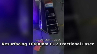 دستگاه لیزر فرکشنال Co2 لوله RF 10600 نانومتری پوست برای سفت کردن واژن 60 وات
