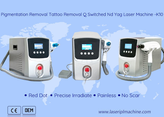 Skin Care Tattoo Eraser Machine Removal Pigment Laser Yag قابل حمل