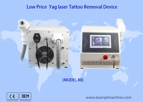 1320nm 1064nm 532nm دستگاه سفید کننده پوست قابل حمل Nd Yag لیزر