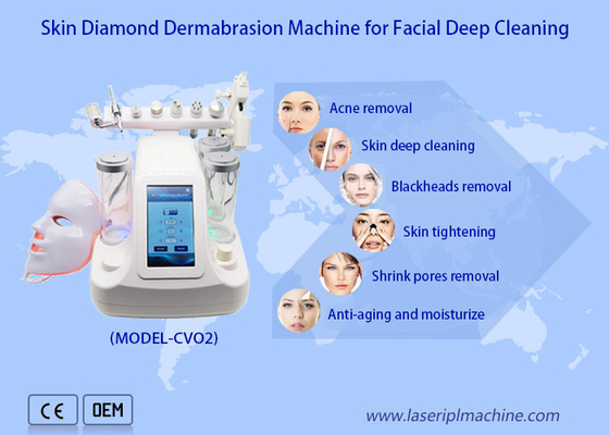 درم ابریژن آب با کیفیت بالا لایه برداری از پوست صورت آبی الماس Hydrodermabrasion