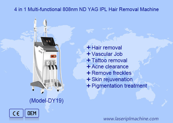 Q Switch 3 in 1 Nd Yag+Diode Laser+IPL Laser Hair Removal ماشین زیبایی