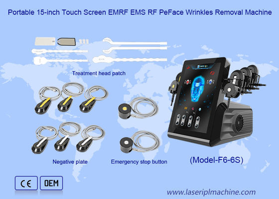 قیمت خوب دستگاه مجسمه سازی EMS برای ماساژ چشم 6in1 رفع پوست صورت EMS شکل دهنده صورت آنلاین