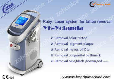 حرفه ای Q سوئیچ Nd Yag پزشکی 1064nm 532nm لیزر دستگاه حذف خالکوبی