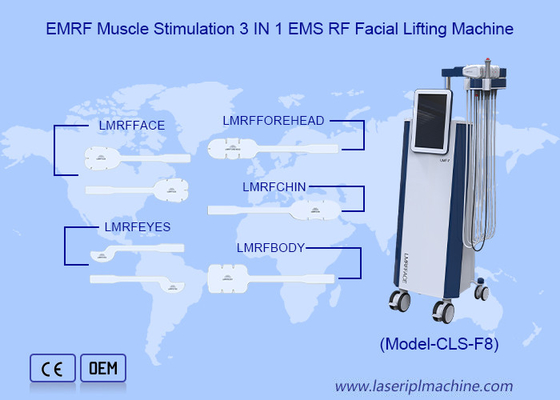 EMS RF 5MHz ماساژور چشم بدن شکل V صورت EMS دستگاه سفت کردن پوست