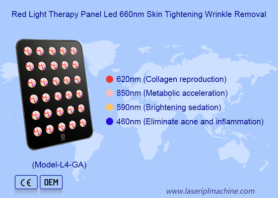 660nm 850nm LED Therapy درمان آکنه روشن کننده پوست پانل چراغ قرمز