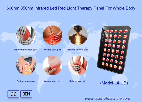 پانل تابلو بی سیم قابل حمل 620 نانومتری LED Light Therapy بهبود خواب