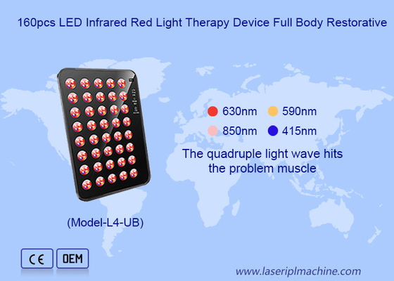 160pcs LED Rejuvenation صورت سفید کردن پوست LED دستگاه درمان نور مادون قرمز قرمز