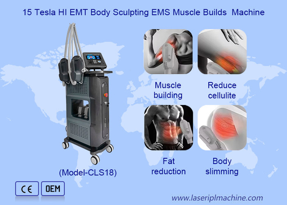 15 تسلا Hi Emt ماشین Ems تحریک کننده عضلات بدن لاغری کاهش چربی