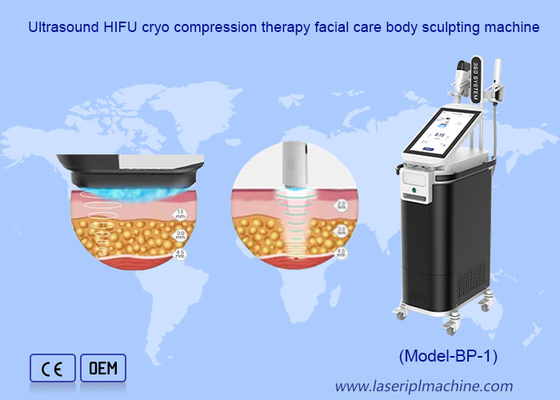 سونوگرافی HIFU Cryo Compression Therapy مراقبت از صورت ماشین مجسمه سازی بدن