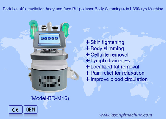 ليزر ليبو Rf ليزر لاغري بدن 4in1 360cryo Machine
