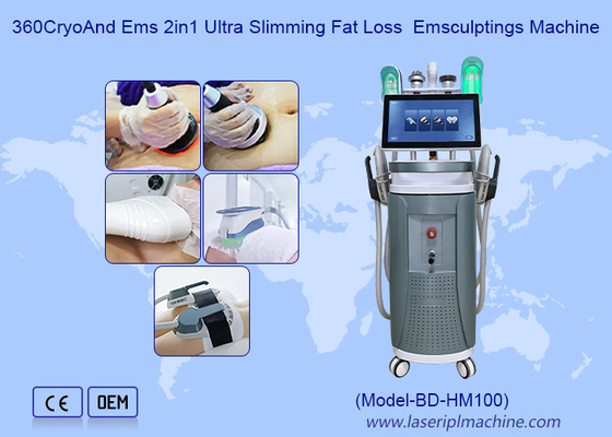 40K Cavitation Ultra Slimming Ems 2 In1 دستگاه سنگ شکن 360 درجه بدن