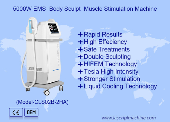 2 دسته EMS کاهش وزن ساخت عضلات HI EMT دستگاه تحریک عضلات عمیق