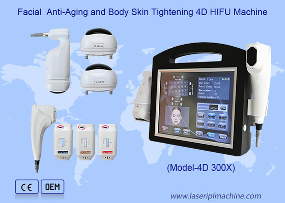 4d Hifu رفع پوست و سفت کردن شکل S کاهش وزن 2 در 1 ماشین Hifu