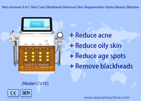 9 In 1 High Frequency Diamond Dermabrasion Facial Deep Cleaning Machine