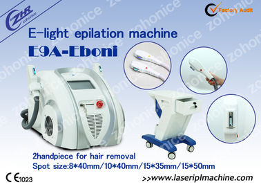 E light IPL RF قابل حمل با دو دسته E light برای از بین بردن رنگدانه های مو