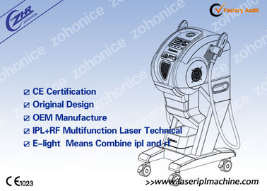 E light IPL RF قابل حمل با دو دسته E light برای از بین بردن رنگدانه های مو