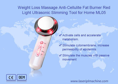 از دست دادن وزن ماساژ در خانه استفاده از ابزار زیبایی ضد سلولیت Red Light Ultrasonic Slimming Tool