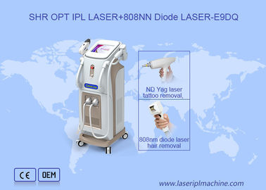 SHR OPT IPL 808nm Nd Yag Diode Laser Hair Removal ماشین زیبایی