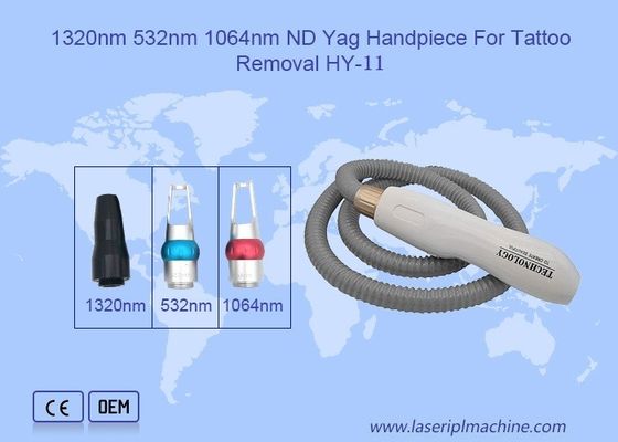 پاک کننده خالکوبی دست 1320nm 532nm 1064nm Nd Yag لیزر دست