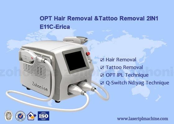 جوان سازی پوست E Light Laser IPL تجهیزات ماشین 2 در 1 درمان آکنه