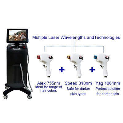 کانال میکروفون 4D 1600w 808 دیود لیزر مو پاک کن ماشین Y9 پرو