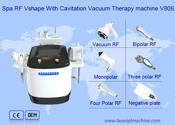 100kPa وزن کم کردن اسپا 1mhz RF Cavitation Vacuum Therapy ماشین