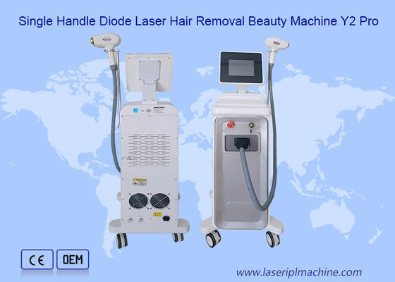 سفید 100-600ms 808 دیود لیزر موهای پاک کننده ماشین زیبایی