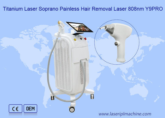 دستگاه حذف موهای زائد لیزری تیتانیوم 120J/CM بدون درد 808