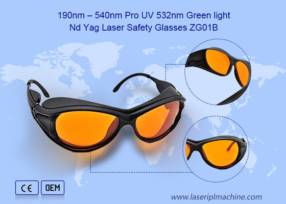 190nm 540nm CE OD4 Nd YAG Pro UV 532nm 1064nm عینک لیزر Ipl