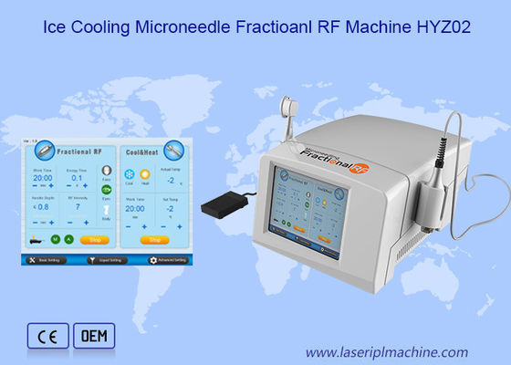 Microneedling Cold Hot Hammer ABS دستگاه رادیوفرکانسی صورت برای رفع چین و چروک