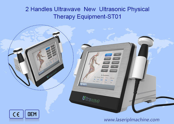 2 Handles Ultrawave Physical Magnetic 3mhz Rf Beauty Equipment تسکین درد قابل حمل