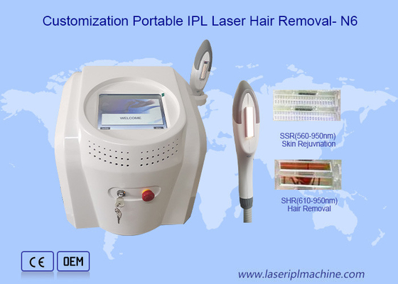 حذف کوتاه های protable اپیلاسیون لیزر IPL مو ماشین آلات رنگدانه برای مراقبت از پوست