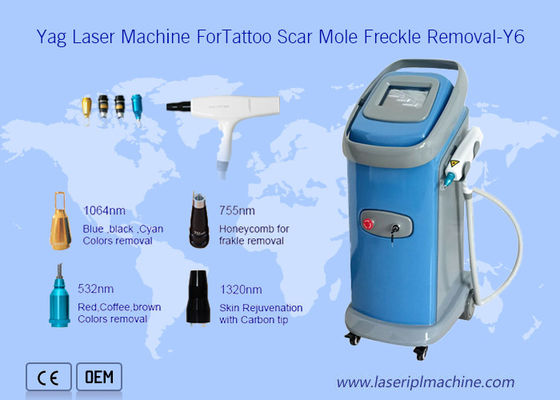 قیمت خوب تجهیزات حرفه ای حذف خالکوبی 6 هرتزی Q Switched Yag Laser Ipl Beauty Machine آنلاین