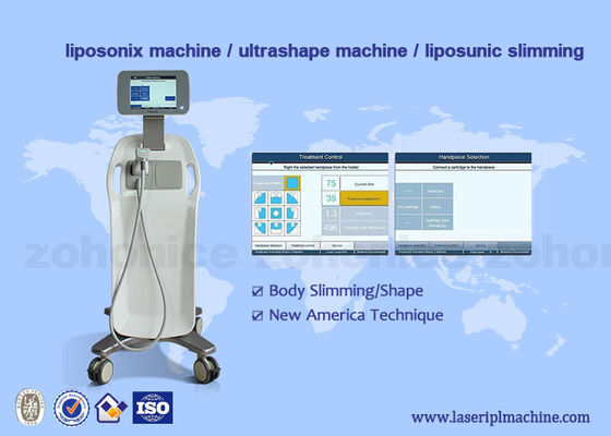 قیمت خوب HIFU ultrashape liposonix لاغری کاهش وزن تجهیزات AC 100-240V، 50/60 هرتز آنلاین