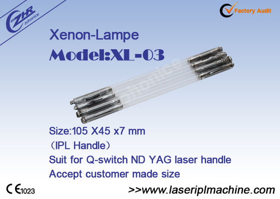 قیمت خوب 7mm Dia Nd Yag Laser Ipl Xenon Flash Lamp لباس برای لیزر Qswitch ND YAG آنلاین