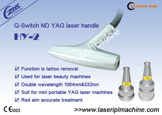 قیمت خوب Nd Yag Laser Handle Hy 2 برای از بین بردن Tattll با طول موج دوگانه آنلاین
