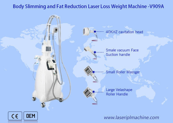 قیمت خوب عمودی Vela Shape Machine Rf Roller Vacuum 40k Cavitation For Body آنلاین