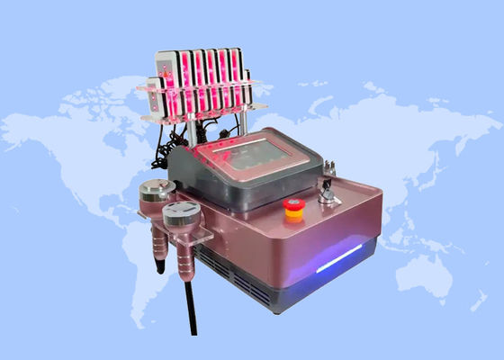 قیمت خوب 6in1 Rf دستگاه لاغری بدن از طریق غلیظ سازی با ماژول های فوق صوتی آنلاین