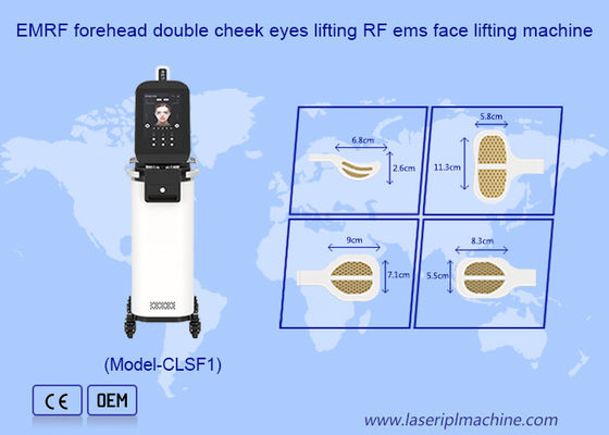 قیمت خوب EMRF پیشانی دو گونه چشم بلند کردن پوست سفت کردن RF ems V ماشین صورت آنلاین