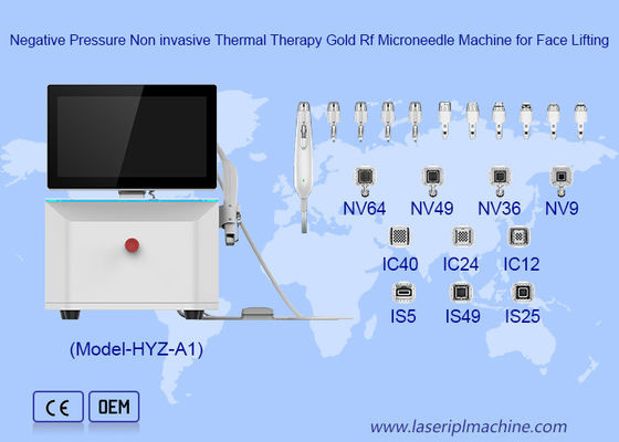 قیمت خوب دو فرکانس سوزن عایق شده برای ضد پیری صورت بلند کردن طلا RF میکرونیدل ماشین آنلاین