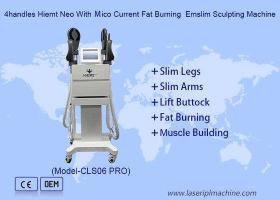 قیمت خوب دستگاه عضله‌ساز HIEMT با 4 دسته و تحریک الکترومغناطیسی برای فرم‌دهی بدن آنلاین
