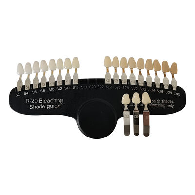 قیمت خوب راهنمای سایه سفید کننده دندان های سه بعدی دستی 20 رنگ سفید کردن دندان آنلاین